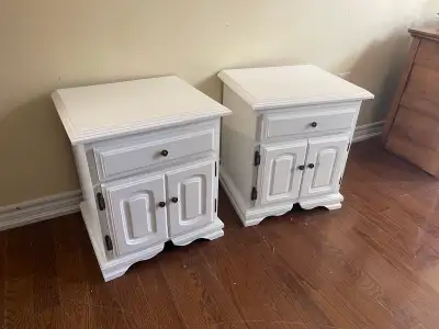 Pair of Pine  Farmhouse Nightstands , View more
