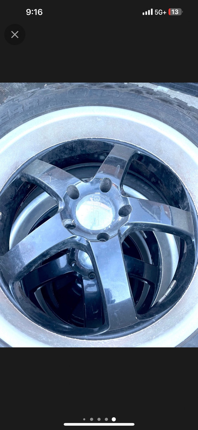 22 inch rims with all terrain tires in Tires & Rims in Oshawa / Durham Region