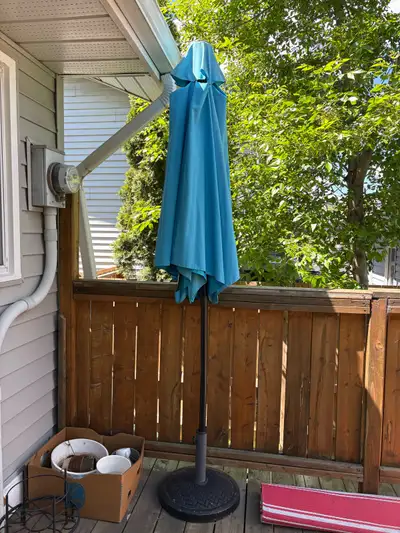 Blue Patio Umbrella, View more