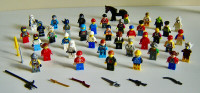 Cute Collection of Lego Mini Figures, Lego horse and accessories