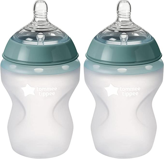 Tommee Tippee Closer to Nature Soft Feel Silicone Baby Bottle in Feeding & High Chairs in Calgary - Image 2
