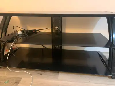 Glass TV stand, View more