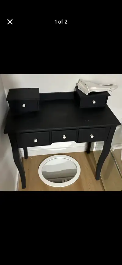 Kids Vanity Dressing Table with white Mirror, View more