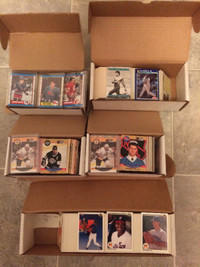 5 Complete Hockey & Baseball Card Sets from 1989, 1990 & 1991