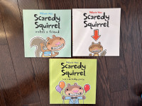  Scaredy squirrel book lot one hard cover 