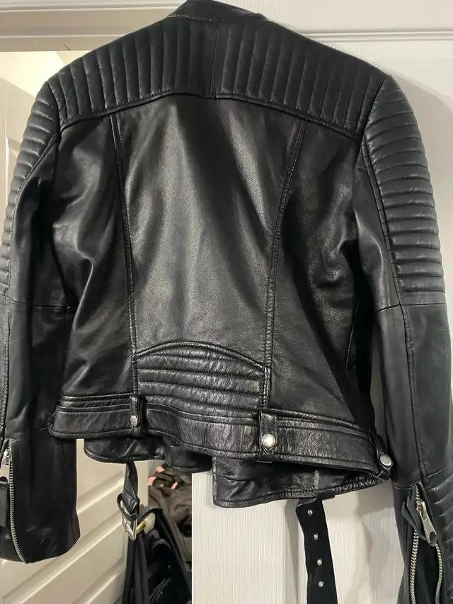 Zara faux Leather Jacket in Women's - Tops & Outerwear in Markham / York Region - Image 3