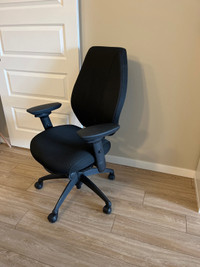 Black ErgoCentric multi tilt office chair 
