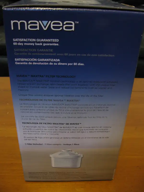 Brand NEW in Box MAVEA Water Filter Pitcher $30 (Richmond Hill) in Kitchen & Dining Wares in Markham / York Region - Image 6