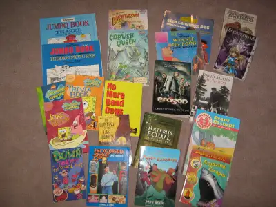 21 books for children to young adults, clean , no markings, good condition, smoke free home, include...