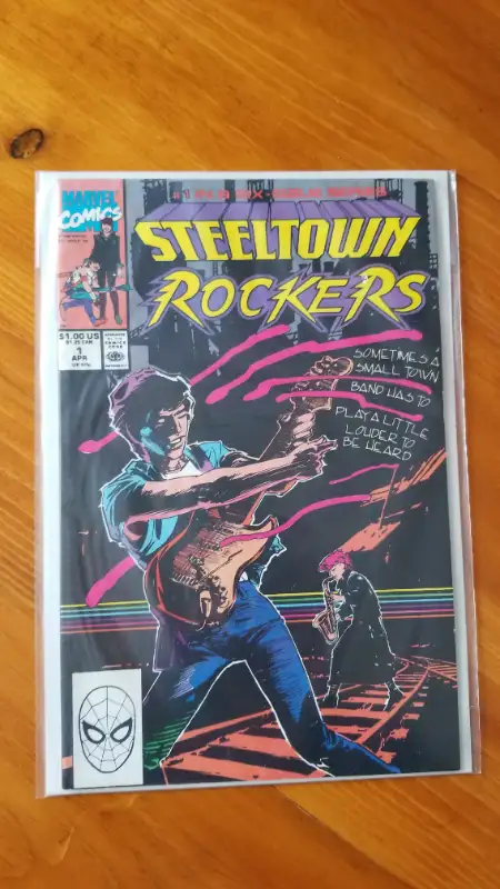 Steeltown Rockers - Marvel Comics - issue 1 - April 1990 in Comics & Graphic Novels in Ottawa - Image 2