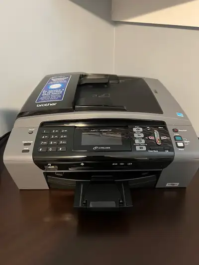 Brother MFC-495CW wifi Printer, Scanner, Copy, Fax. Extras inclu, View more