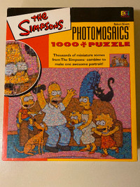 The Simpsons Photomosaics Jigsaw Puzzle 1000 Piece Robert Silver