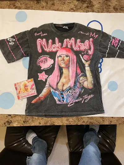 Nicki Minaj oversized T-shirt and CD open to offers, View more