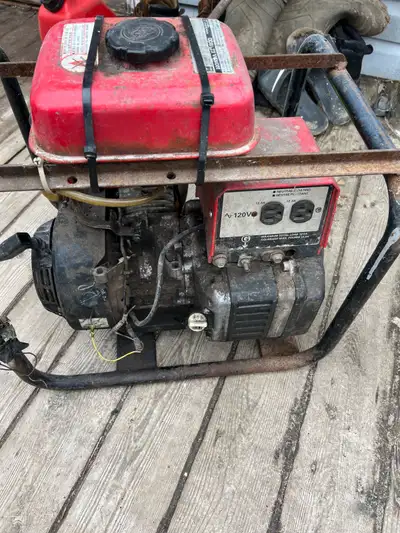 Sold Honda ez1800 gas generator 120 v camping shop, View more