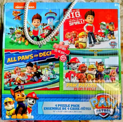 4 (paw patrol puzzle) pack, View more