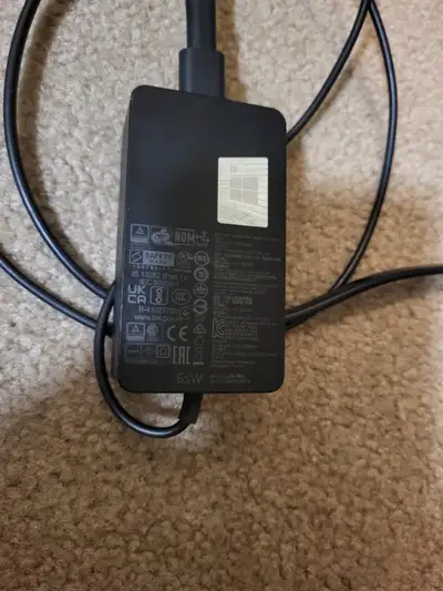 I am selling Microsoft Surface Charger / 65W and it has good condition.