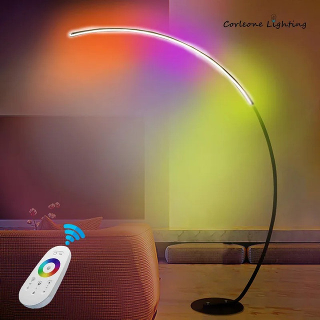 Brand New Modern RGB Floor LED Lamp with Remote in Indoor Lighting & Fans in Markham / York Region