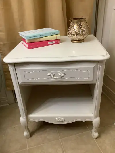 1 Solid Wood Canadian Bedside Table 22”L, 17 1/2”W, 25”, View more