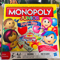 Monopoly Junior Party Fête bilingue *100 % complet et compté*