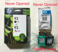 HP 92 (Black) & HP93 (Tri-Color) ORIGINAL HP Printer Ink