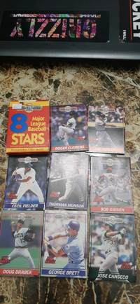 Série de 8 Collect-A-Books MLB 1991 Boîte Origine