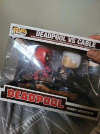 Deadpool and cable funko pops