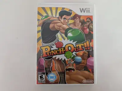 À vendre: jeu Punch-Out!! pour Nintendo Wii (aussi compatible sur Wii U). Le jeu vient complet avec...