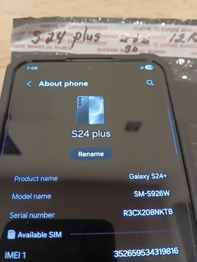 Samsung Galaxy S24 Plus 256GB Like New Unlocked, View more