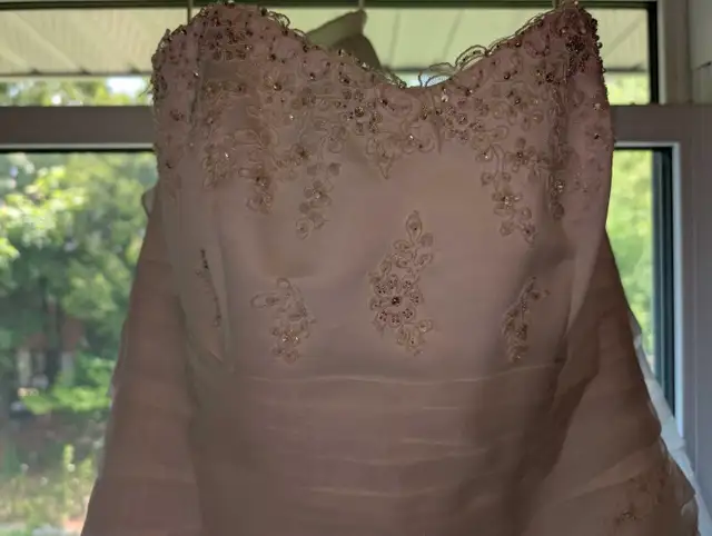 David's Bridal Size 16W Wedding Dress628632793905931224
