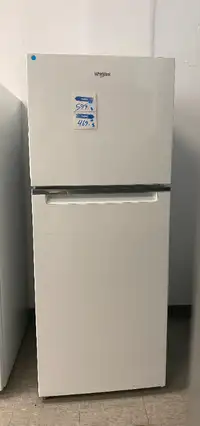 Appliance liquidation selection of 24" white fridges from $399