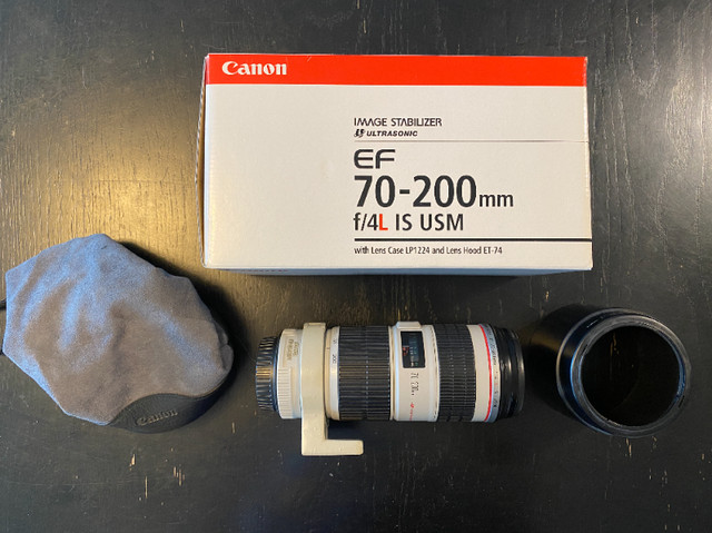 Canon EF 70-200mm f/4L IS USM in Cameras & Camcorders in Whitehorse