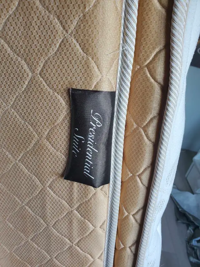 Free Queen pillow top mattres box spring and frame in Free Stuff in Summerside - Image 3