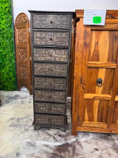 ✅chiffonnier meuble haut 8 tiroirs, commode à 8 tiroirs de Bali, View more