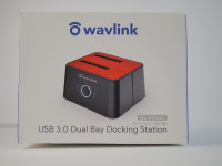 WAVLINK (WL-ST334U) USB 3.0 Dual Bay Docking Station - red