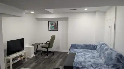 Spacious Fully furnished newly built 2 BHK legal basement is available for rent in Whitby. Quiet nei...