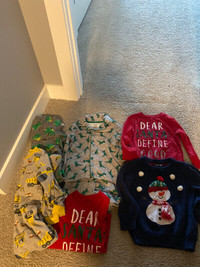 Kids Christmas sweater and pyjamas