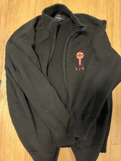Father Leo j Austin zip up cardigan, View more
