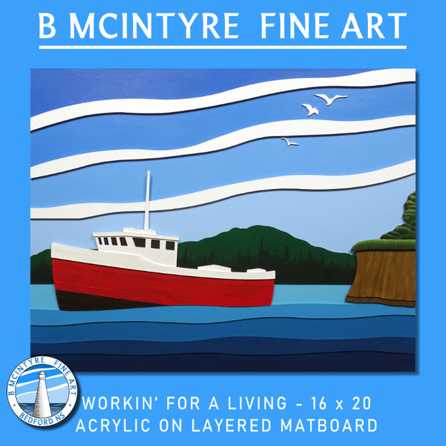Original Art - "Workin' For A Living" in Arts & Collectibles in City of Halifax