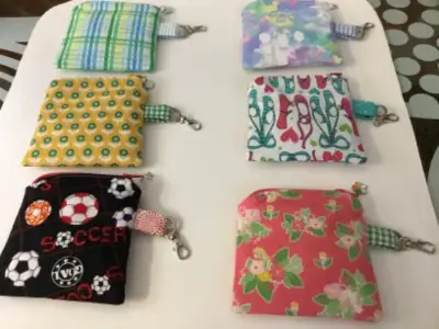 Petite pochette zippee à accrocher, View more