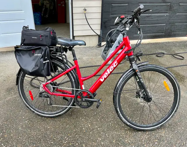 Vélo électrique Velec City500 tout équipé, comme neuf $1750.00 in eBike in Sherbrooke - Image 5