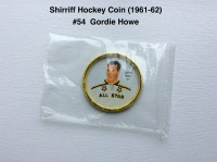 Shirriff Hockey Coin - #54 - Gordie Howe (1961-62)
