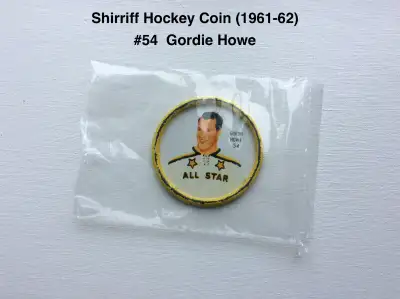 Shirriff Hockey Coin - #54 - Gordie Howe (1961-62), View more