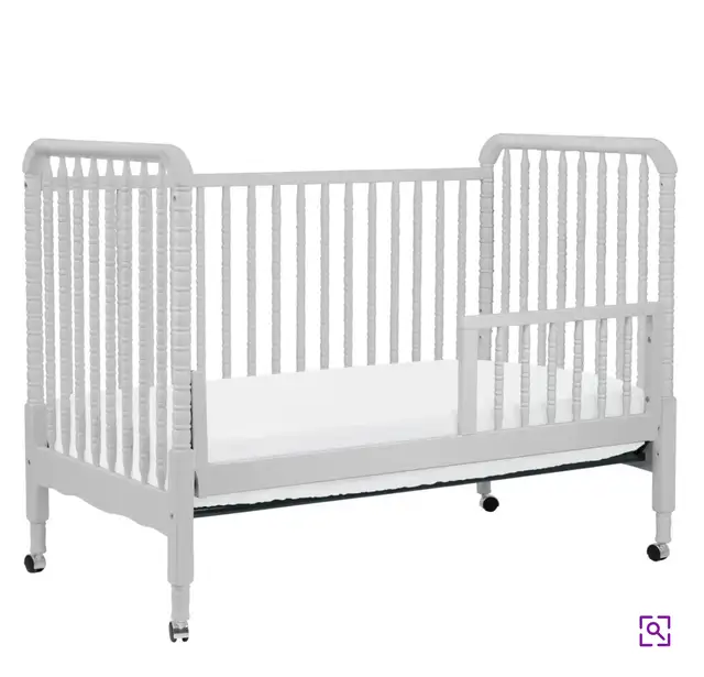 Crib by Jenny Lind with NEW Toddler Rail in Cribs in Mississauga / Peel Region - Image 4