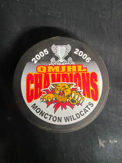 2005-06 Memorial Cup Moncton Wildcats Puck, View more