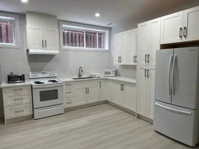 Beautiful newly renovated 4 bedroom basement apartment, located at Dufferin and Wilson, close to all...