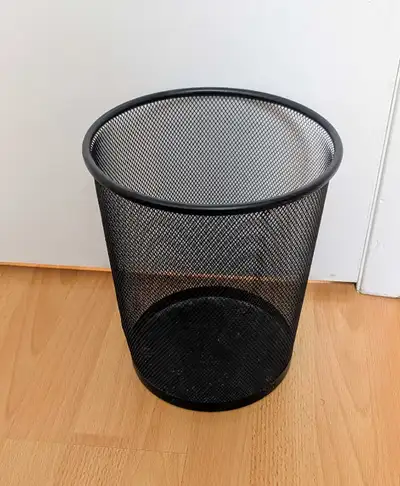 Black Mesh Waste Bin, View more