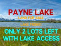 85% SOLD - ONLY 2 LAKE FRONT LOTS LEFT! - Payne Lake, Alberta