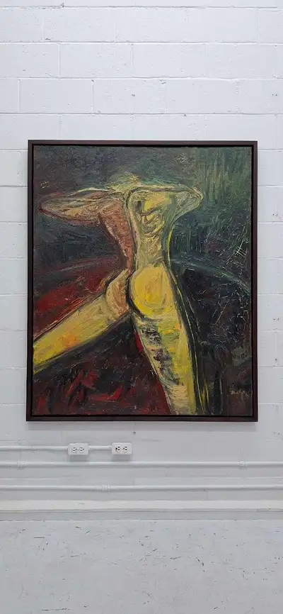 Large contemporary wall artwork (oil painting, canvas, wall art), View more