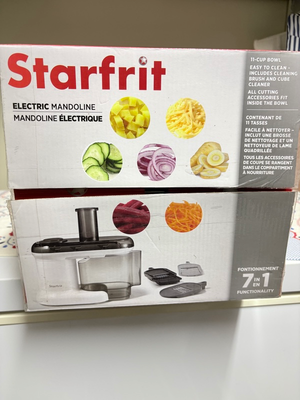 Mandoline électrique /Electric Mandoline Starfrit64520002152194124