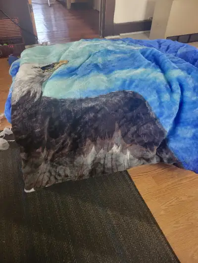 eagle queen size blanket, View more